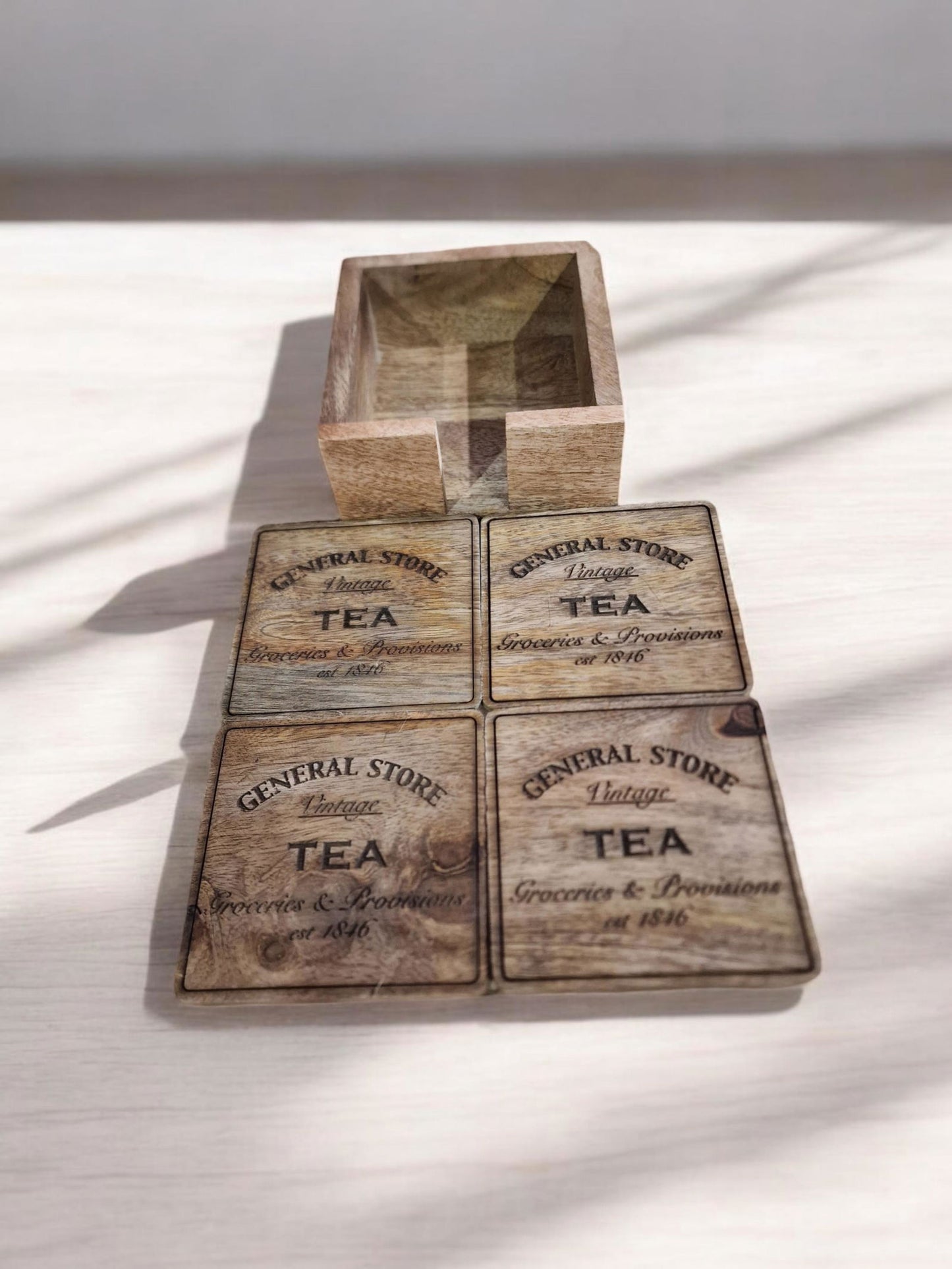 Set of 4 Tea Coasters - Perfect for Home Decor