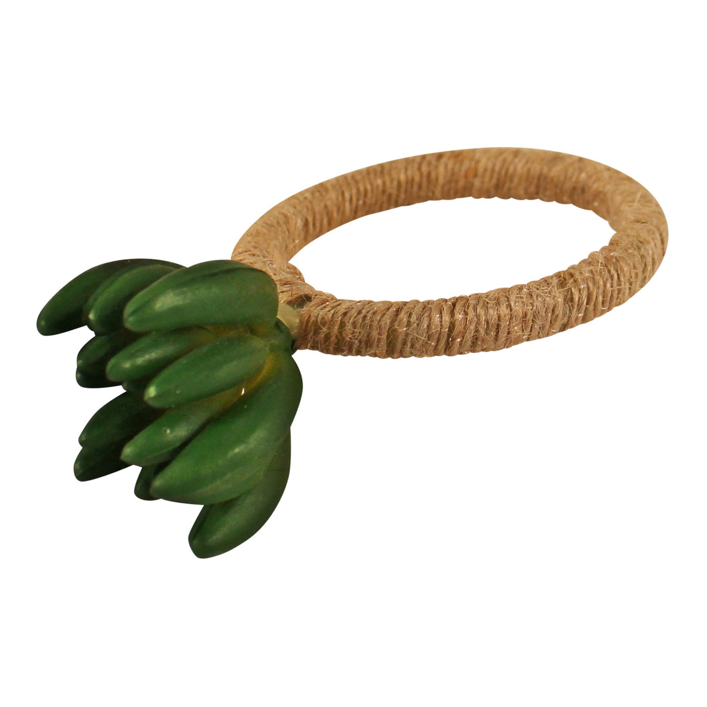 Set of 4 Faux Succulent Napkin Rings for Home & Events