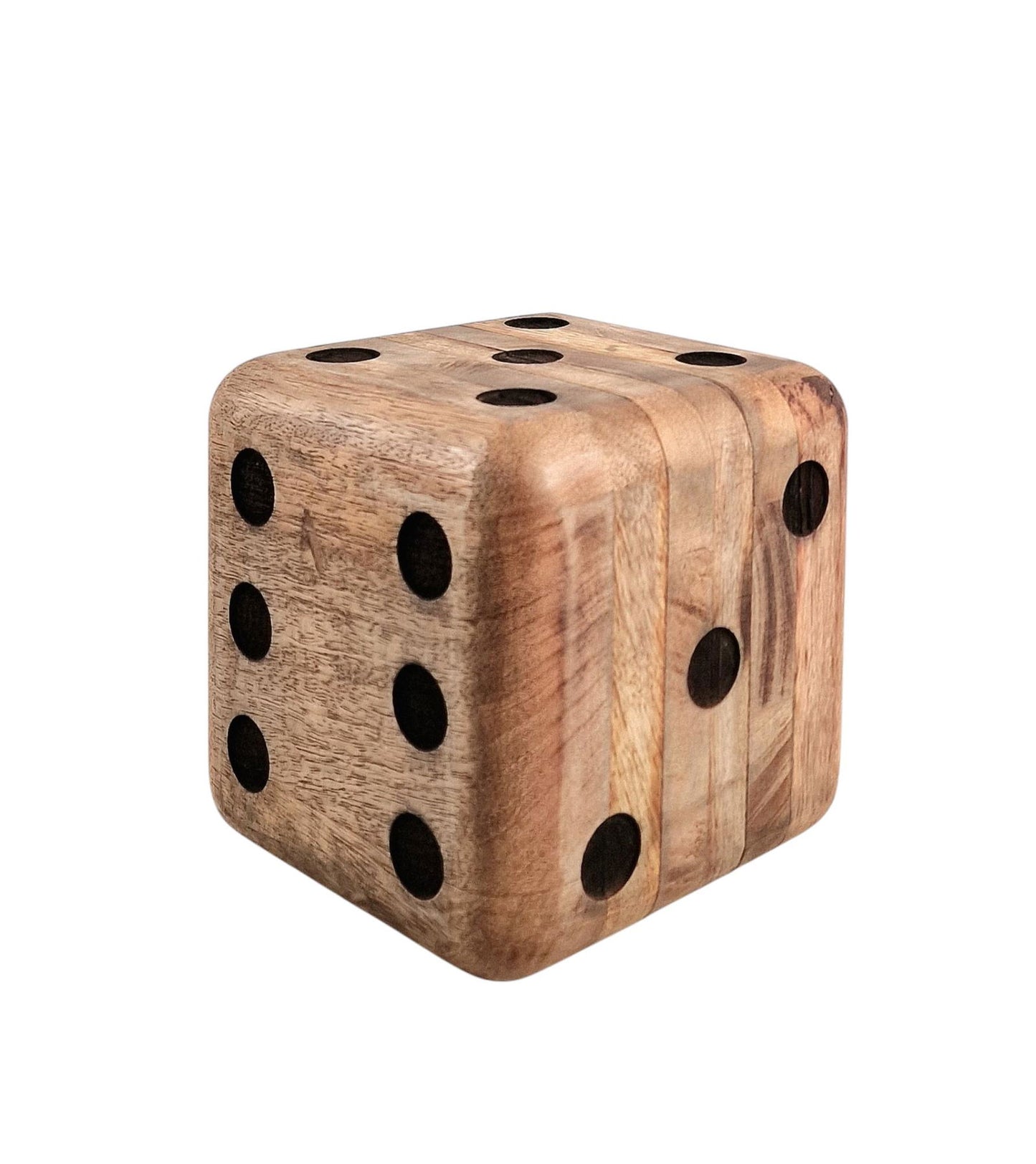 15cm Wooden Dice Doorstop Unique Home Decor Perfect Gift for Gamers
