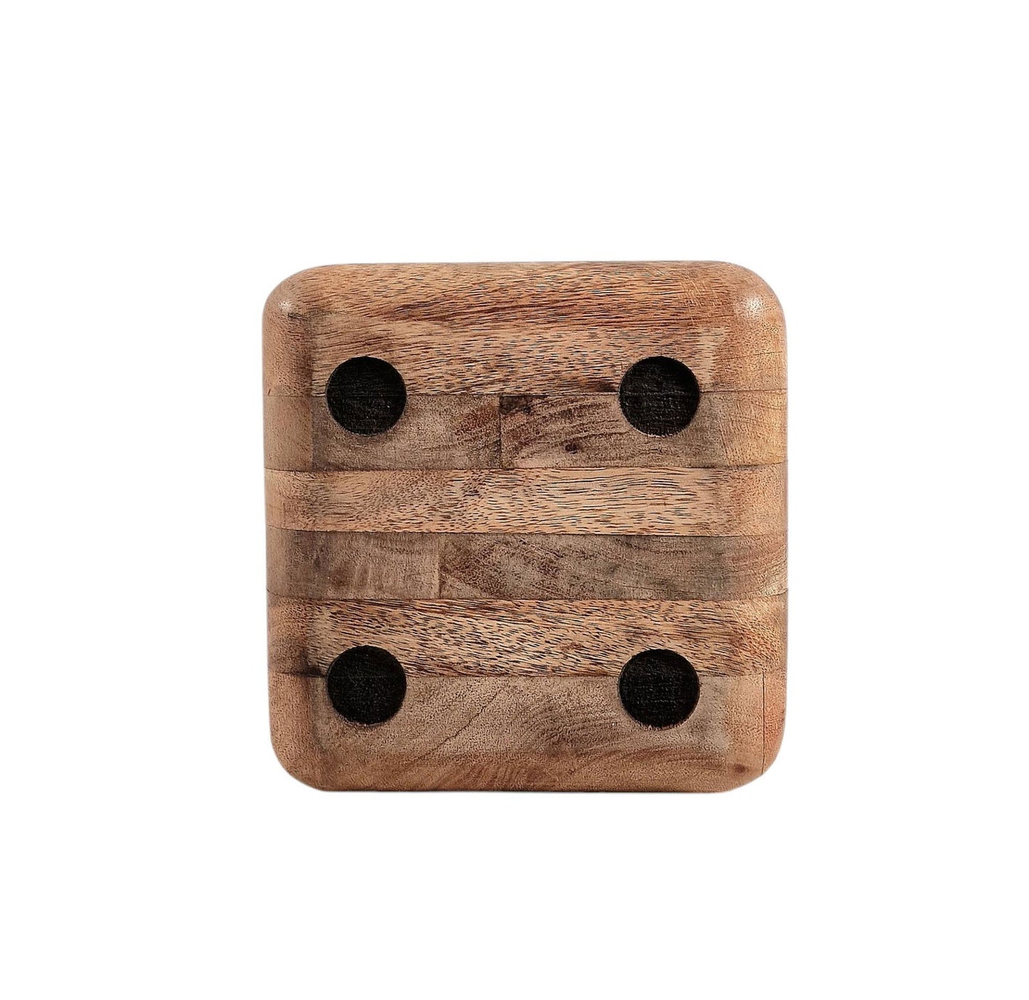 15cm Wooden Dice Doorstop Unique Home Decor Perfect Gift for Gamers