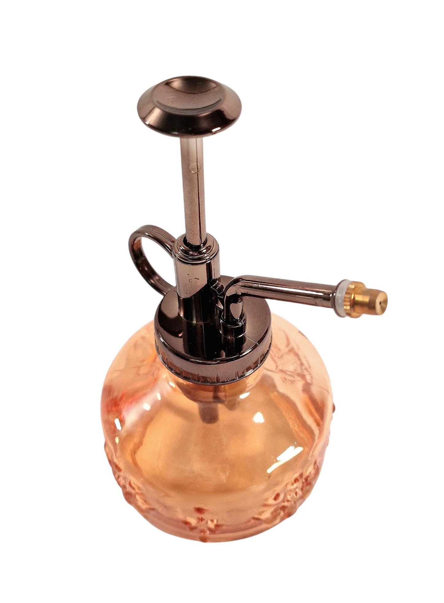 Orange Glass Spray Bottle Eco-Friendly Water Mist for Plants Home & Garden