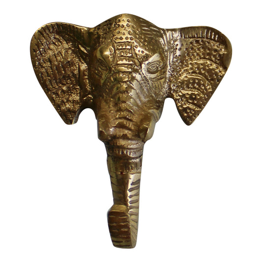 Small Metal Elephant Coat Hook Unique Single Hook for Home Decor