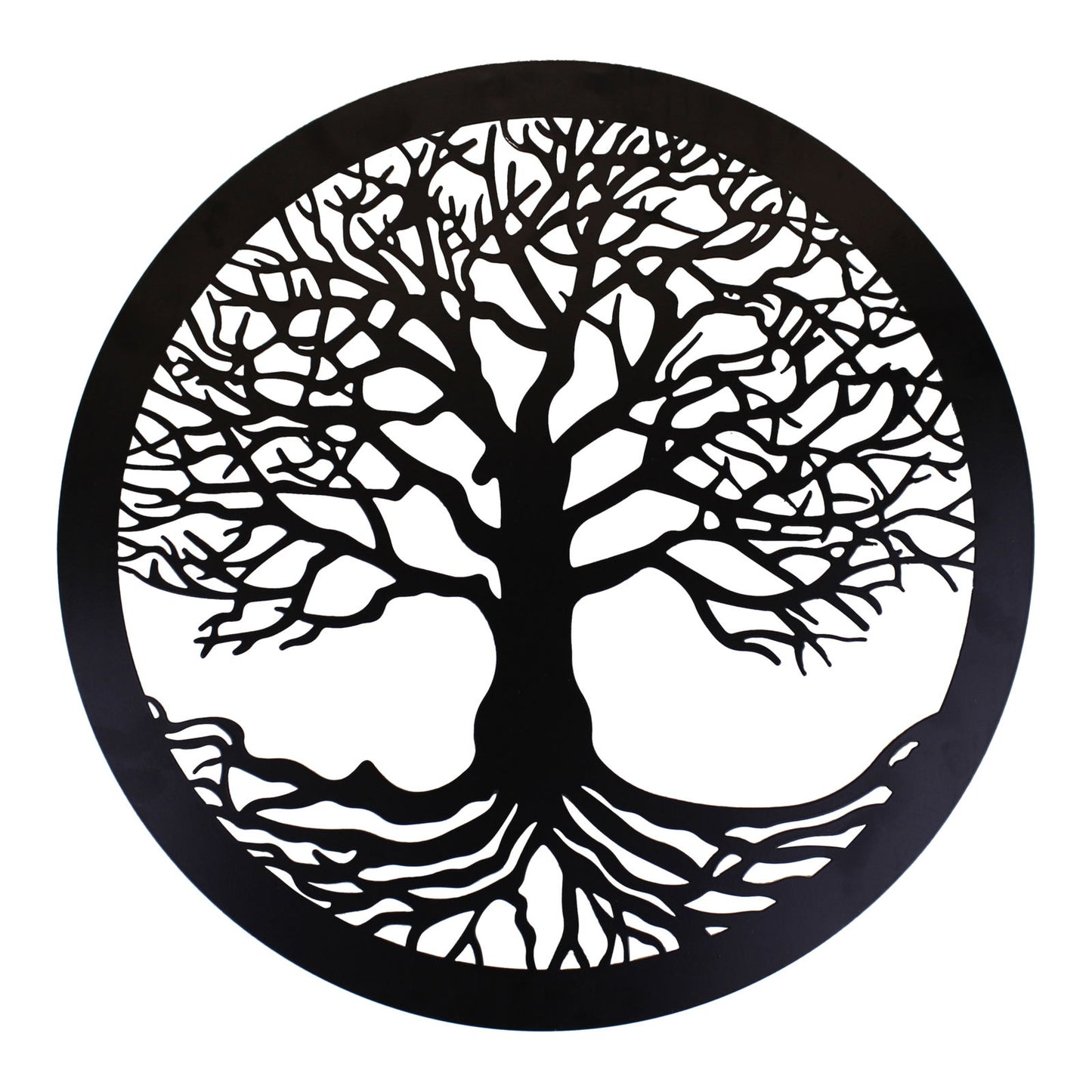 Tree of Life Black Metal Wall Art Decor Unique Home Decor for Nature