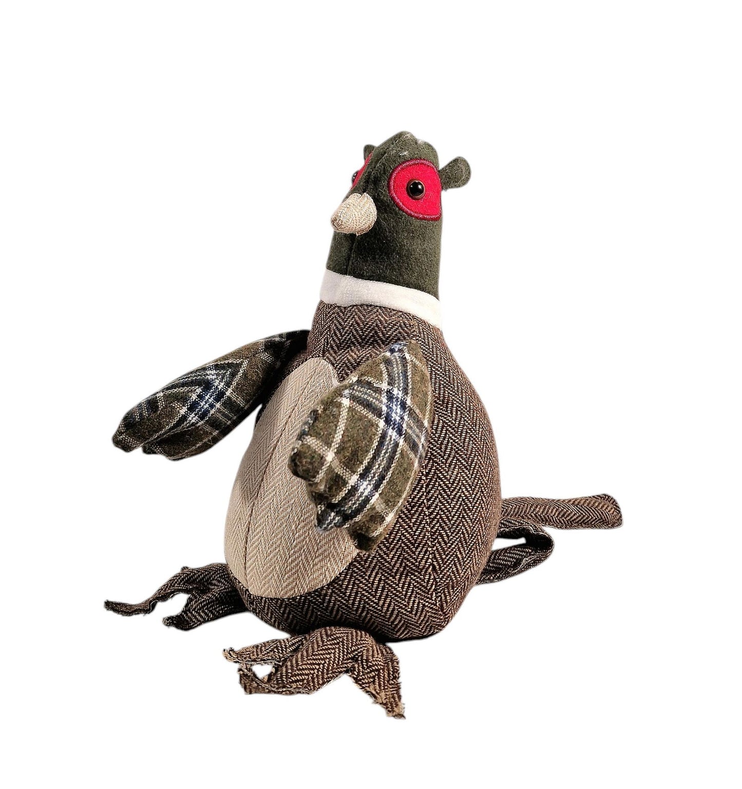 Fabric Pheasant Door Stop Decorative Home Accent Unique Gift Idea