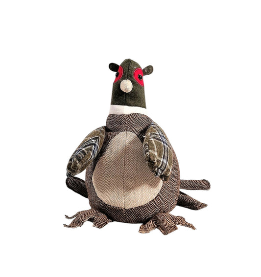 Fabric Pheasant Door Stop Decorative Home Accent Unique Gift Idea