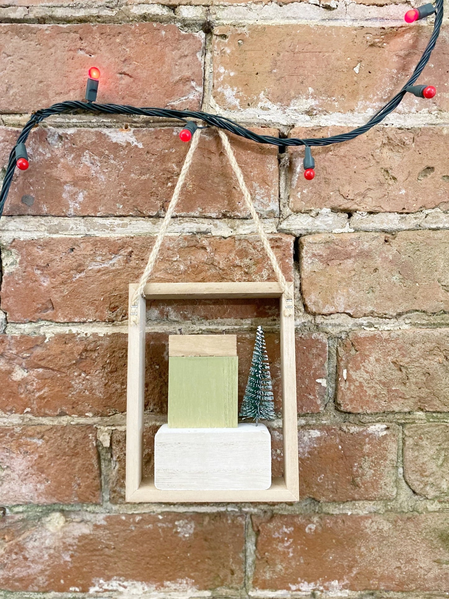 15cm Christmas House Hanging Decoration Festive Holiday Ornament