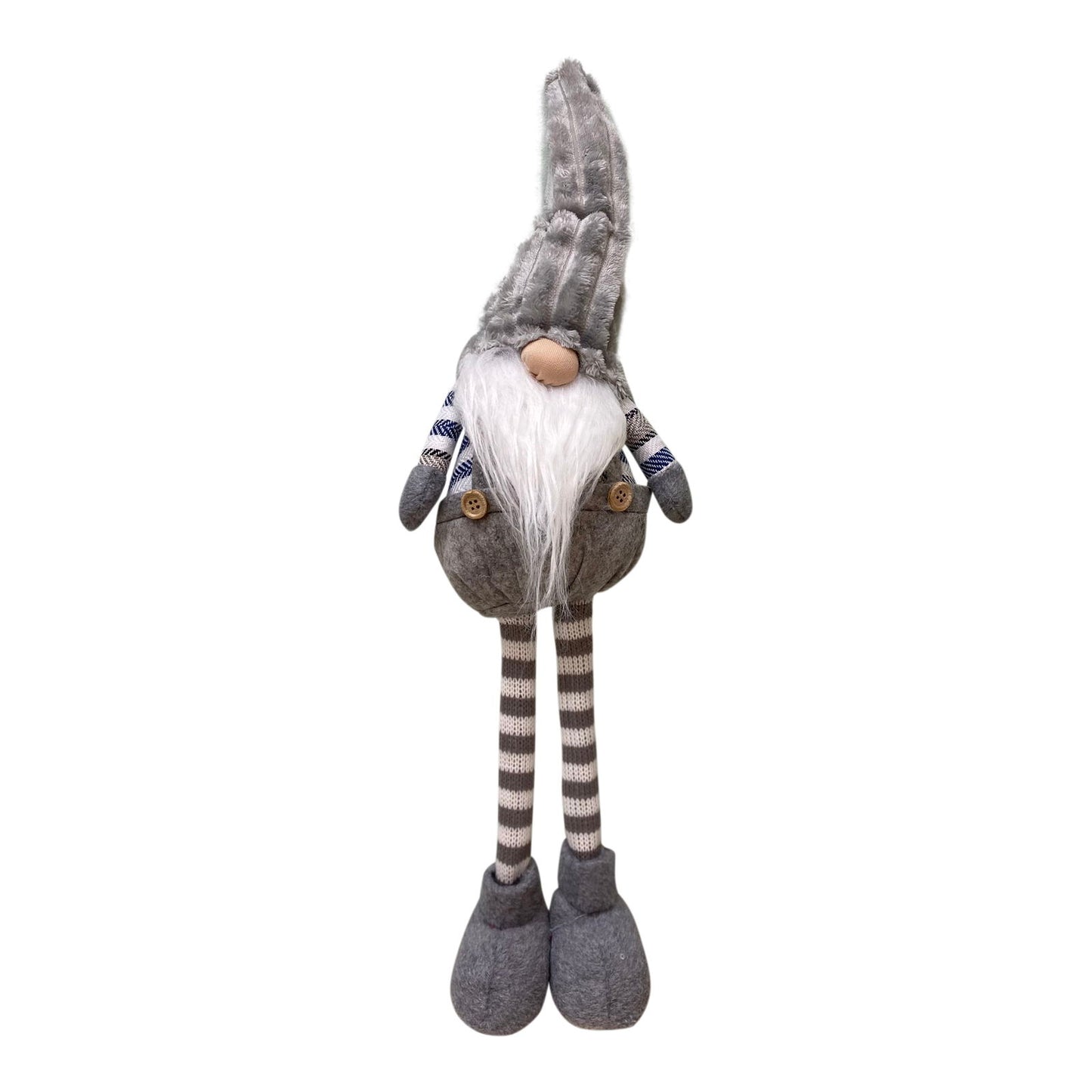 60cm Grey Standing Gonk Perfect Holiday Decoration Festive Home Decor