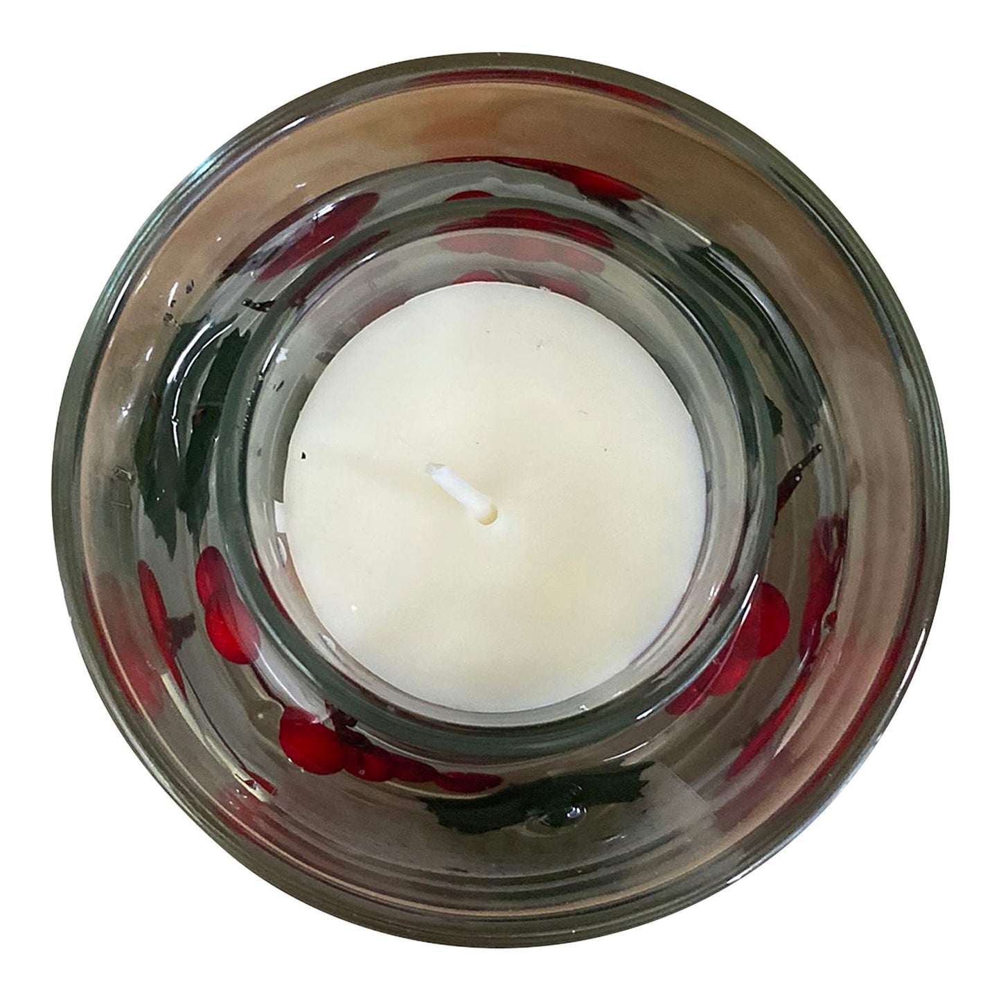 Berry & Holly Scented Gel Wax Candle - Decorative Home Fragrance