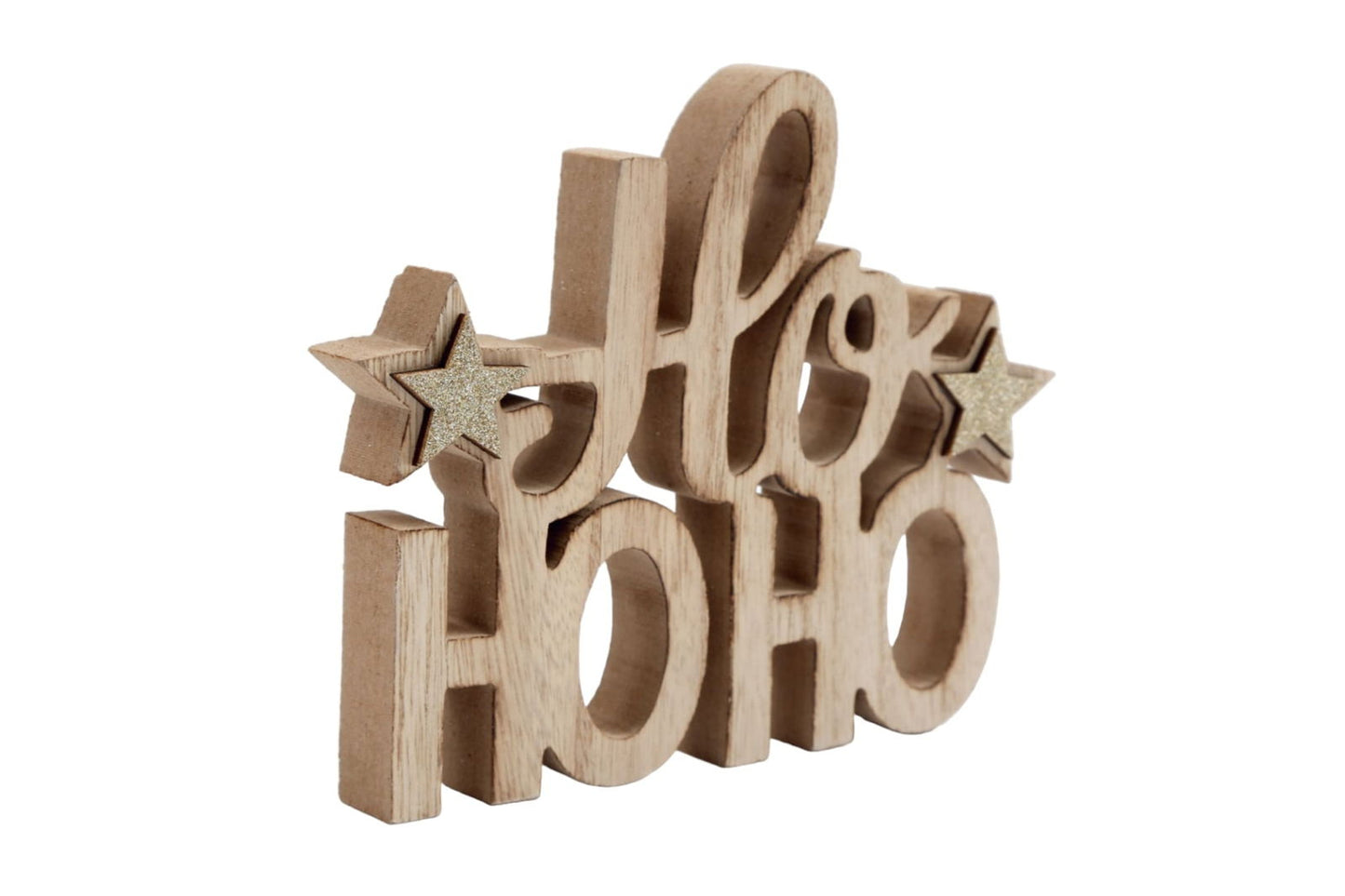 Festive Freestanding 'Ho Ho Ho' Holiday Decoration Perfect for Christmas