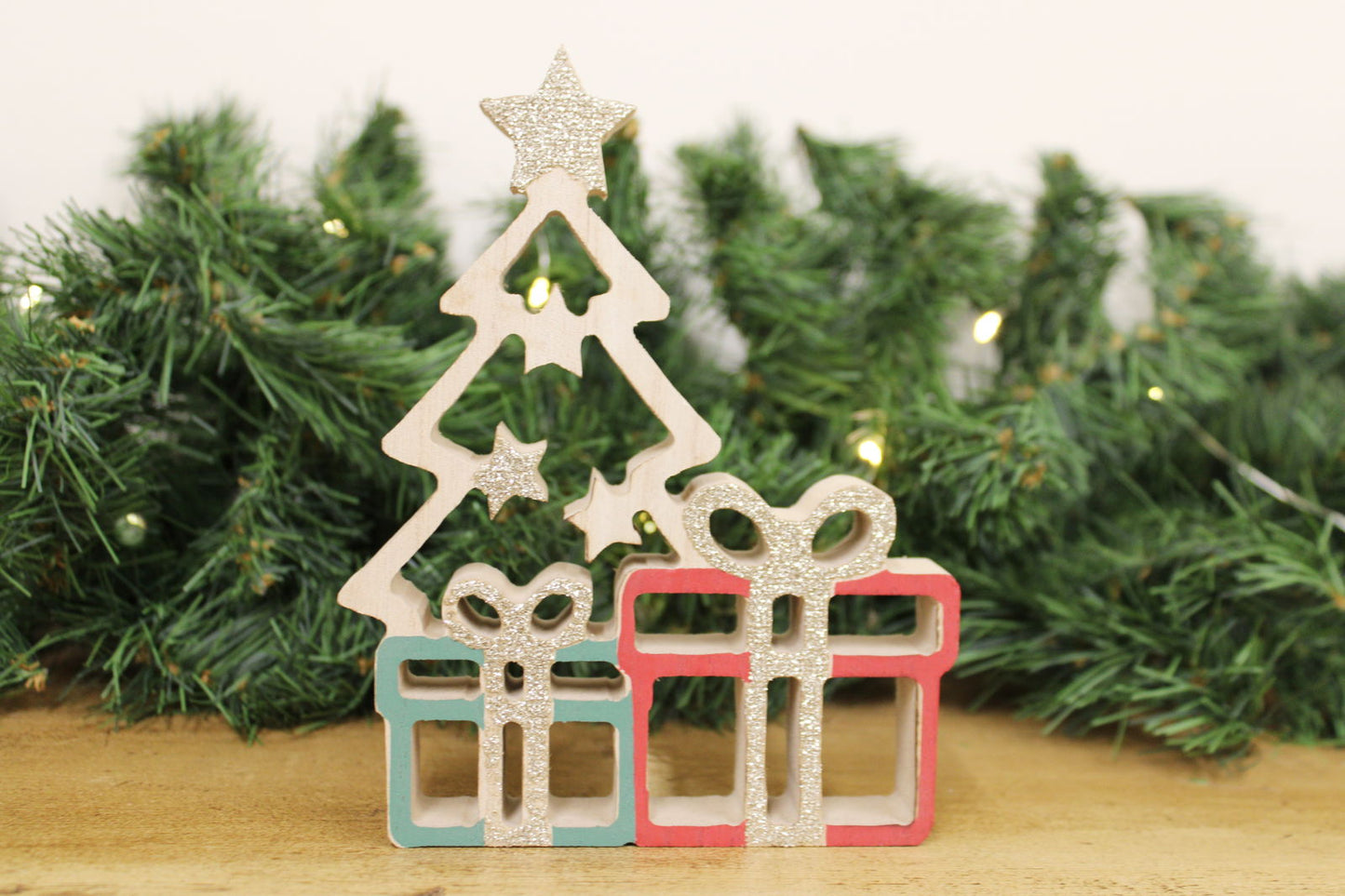 Small Christmas Tree with Presents Perfect Holiday Decoration