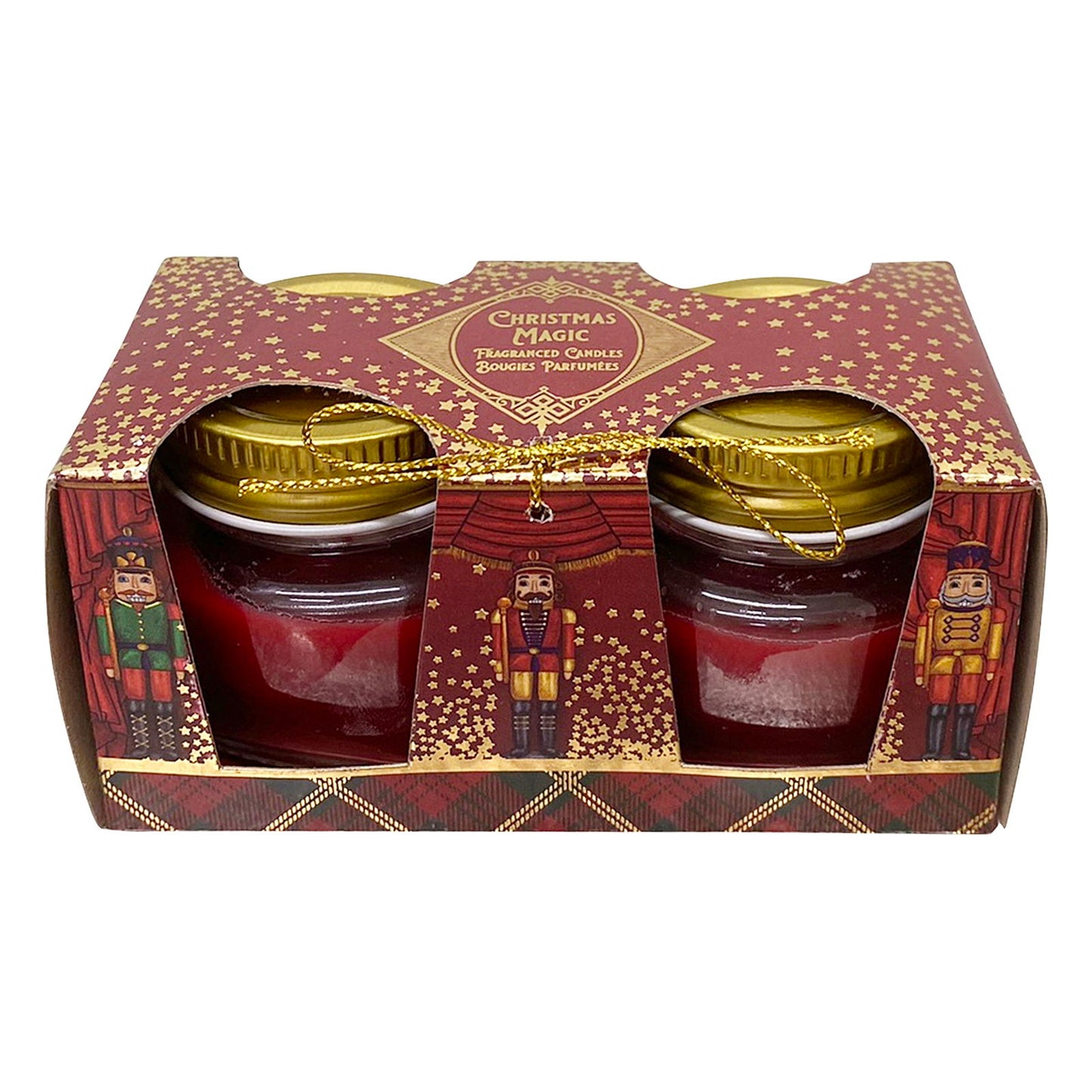 Set of 2 Decorative Candle Pots with Lids - Perfect for Home Decor