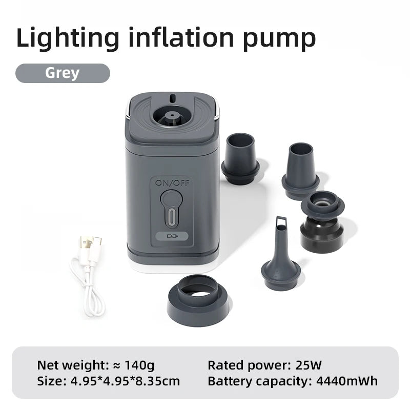 Wireless Mini Air Pump - Portable Outdoor Inflation Compressor for Pads