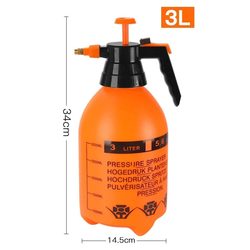 Garden Pressure Sprayer Portable Hand Pump Chemical Weed Spray Bottl