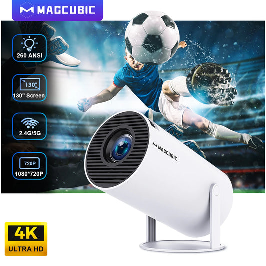 Magcubic Home Cinema Projector: HY300 PRO 4K Android 11, Dual Wifi6, 260ANSI-UK