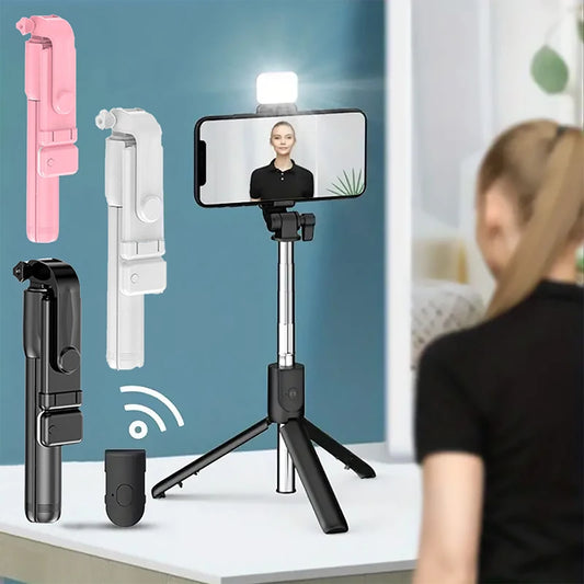 Selfie Stick Bluetooth Remote Phone Holder Tripod Stand For iPhone Universal