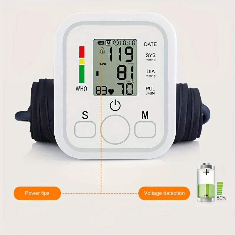 2025 Digital Automatic Blood Pressure Monitor Upper Arm BP Machine Heart Rate UK