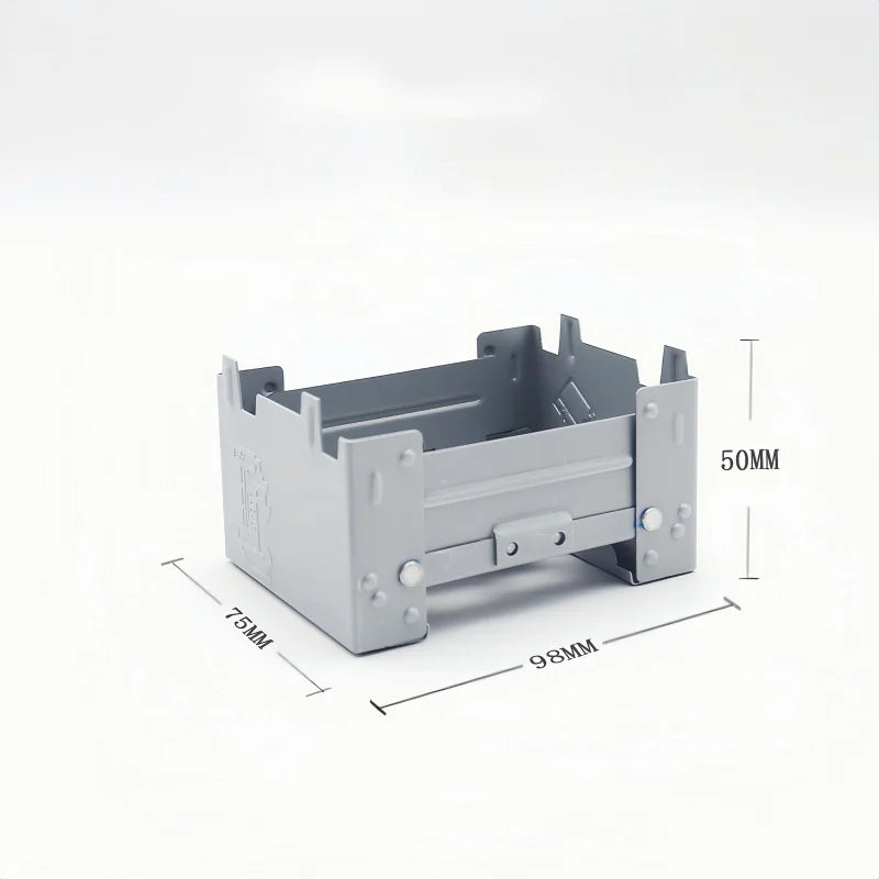 Portable Solid Alcohol Fuel Folding Furnace - Mini Picnic Camping Stove Burner