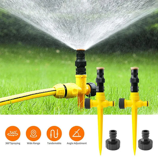 Garden Sprinkler 360° Rotation Irrigation Watering System Automatic Agriculture Lawn
