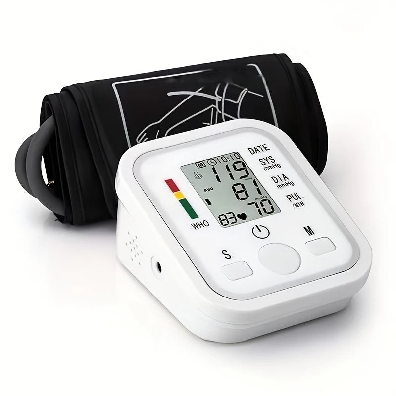 2025 Digital Automatic Blood Pressure Monitor Upper Arm BP Machine Heart Rate UK