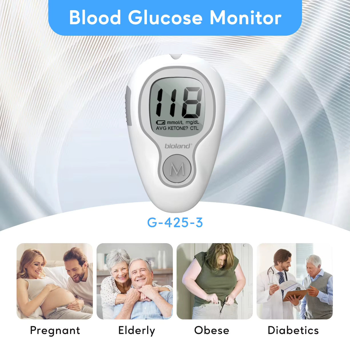 Diabetes Sugar Meter Blood Glucose Monitor Testing Kit or Test Strips UK