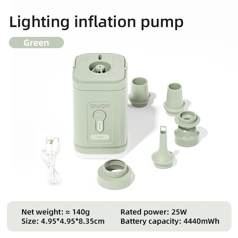 Wireless Mini Air Pump - Portable Outdoor Inflation Compressor for Pads
