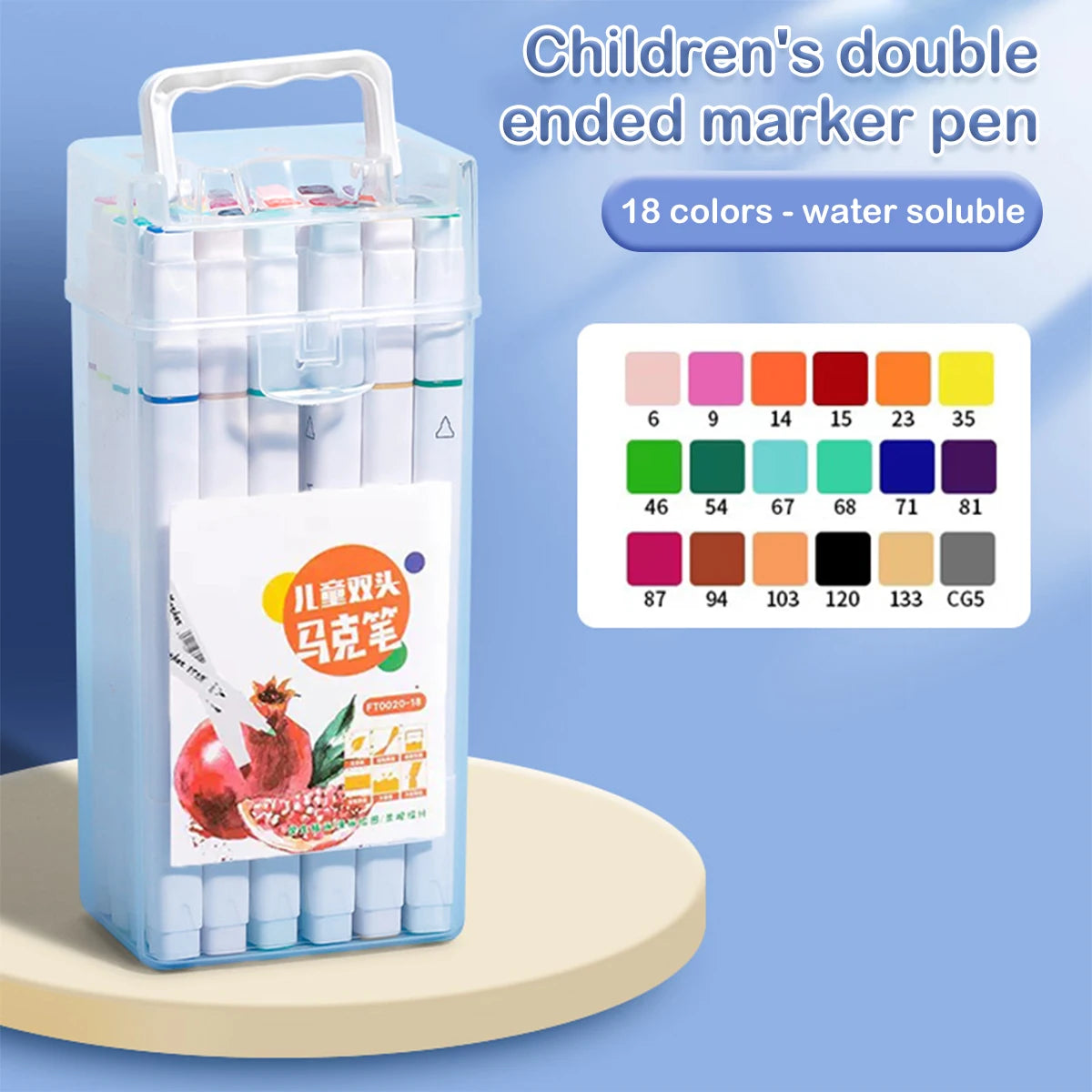 Dual Tip Colouring Pens Brush Pens Felt Tip Pens for Kids Adults Brand New