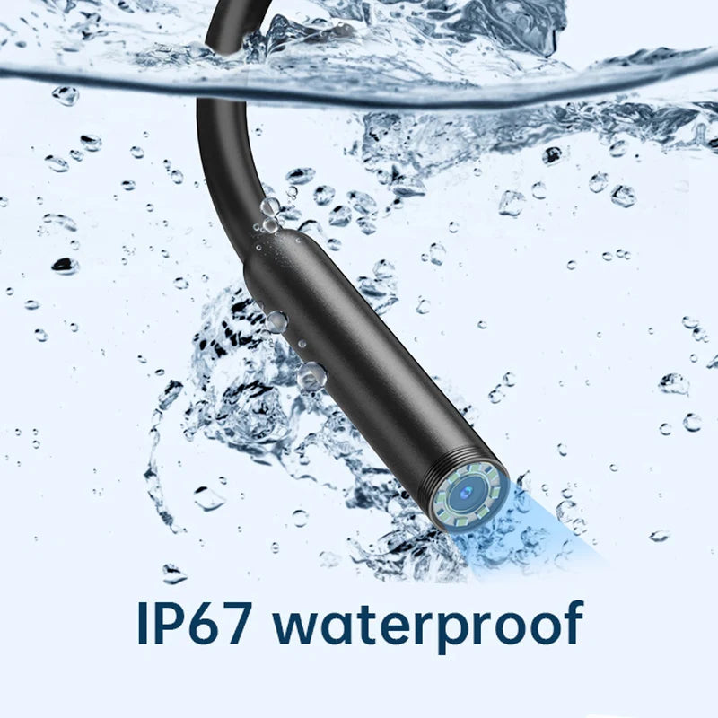 USB Type C Endoscope Borescope Snake Inspection Camera 3 in 1 for Phone Android