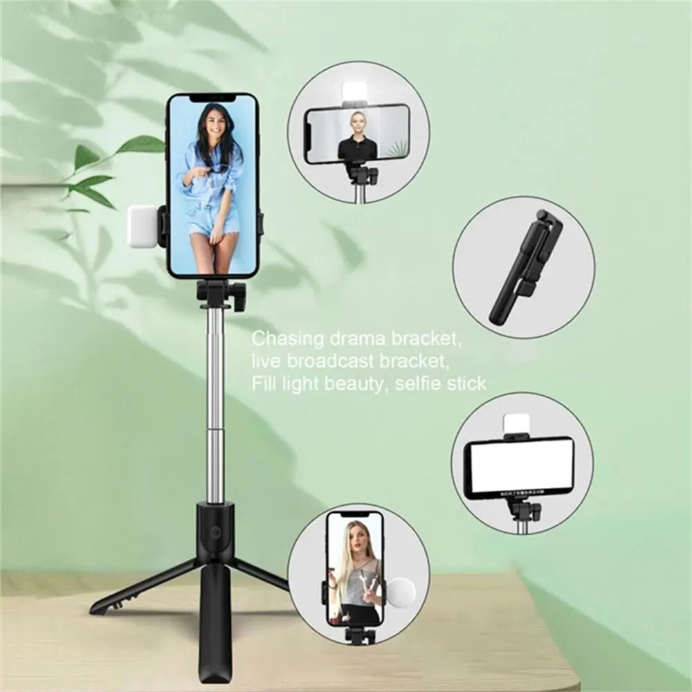 Selfie Stick Bluetooth Remote Phone Holder Tripod Stand For iPhone Universal