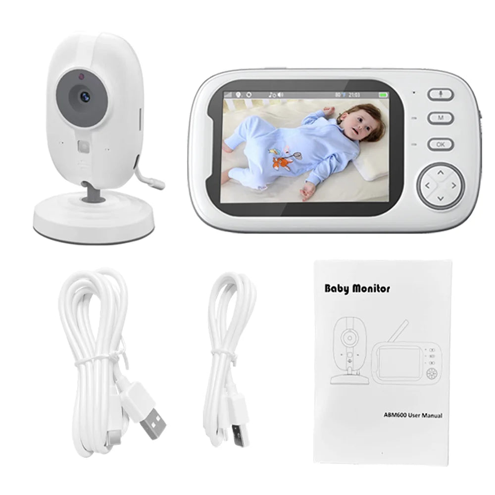 Wireless Video Baby Monitor Night Vision Temp & 2-Way Audio Security Cam