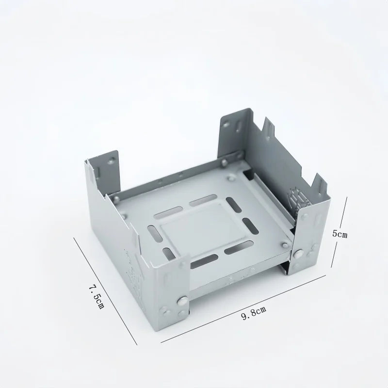 Portable Solid Alcohol Fuel Folding Furnace - Mini Picnic Camping Stove Burner