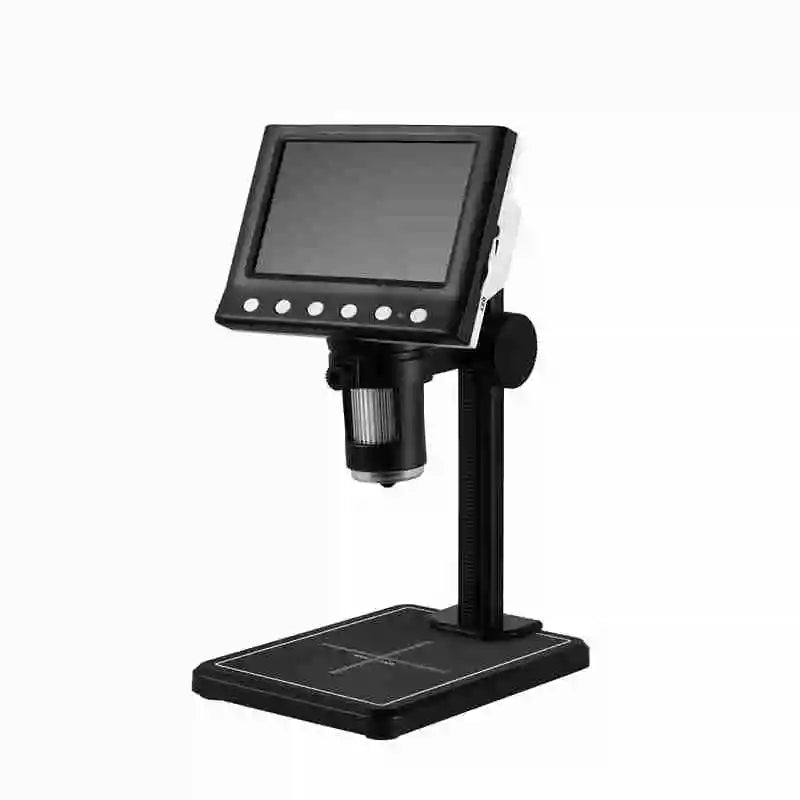 Digital Microscope 4.3" LCD Coin Microscope 1600x with Screen for PCB Repair 8 LEDs