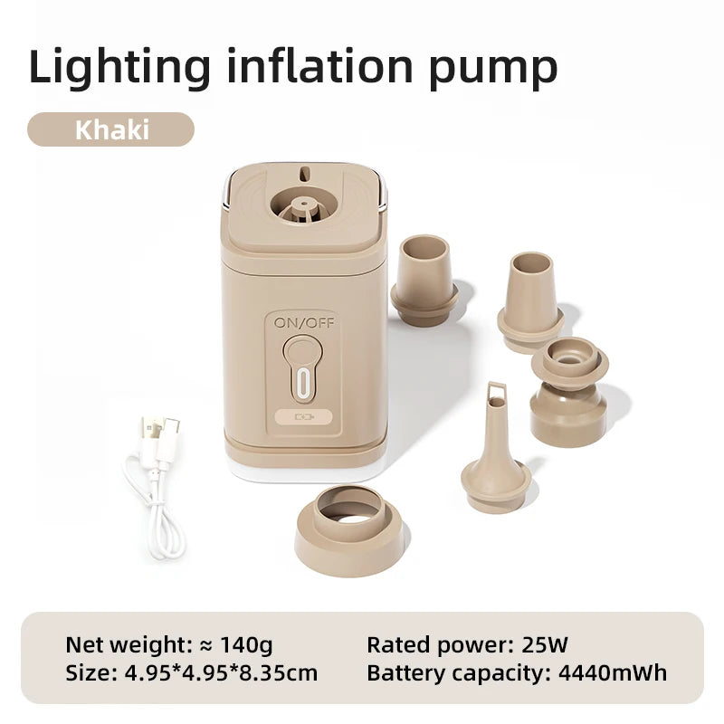 Wireless Mini Air Pump - Portable Outdoor Inflation Compressor for Pads