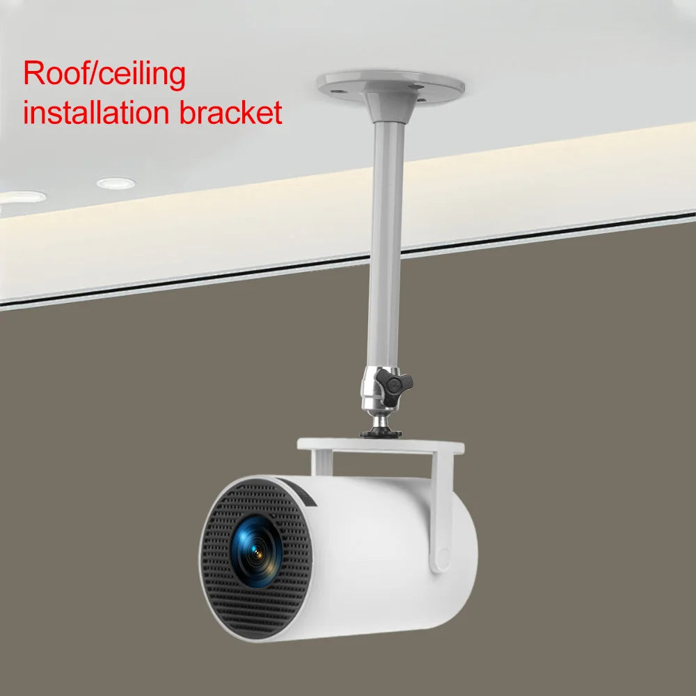 Ceiling Projector Mount – Adjustable Aluminium Alloy Bracket for HY300 Pro