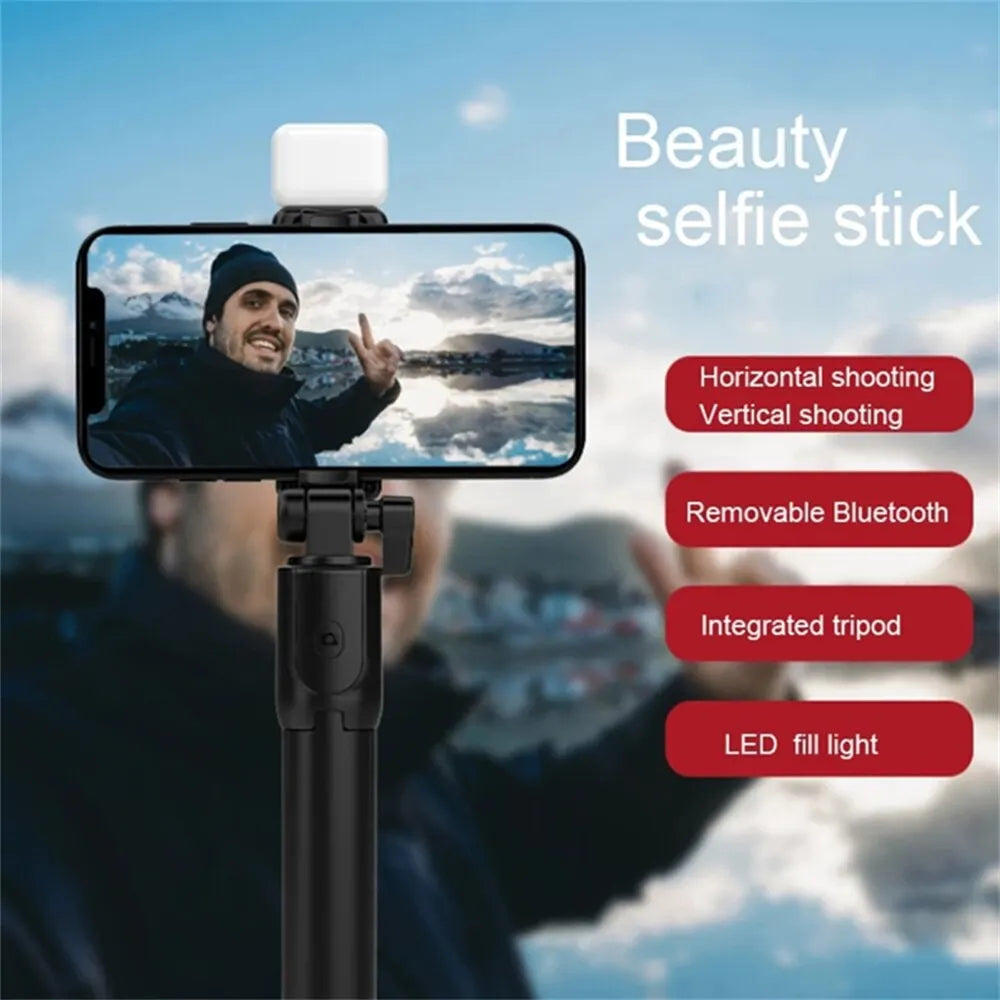 Selfie Stick Bluetooth Remote Phone Holder Tripod Stand For iPhone Universal