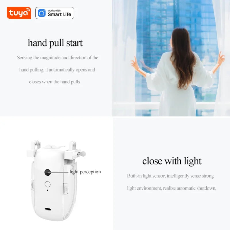 Automatic Curtain Opener Bluetooth Control Smart Curtain Robot Tuya Robot