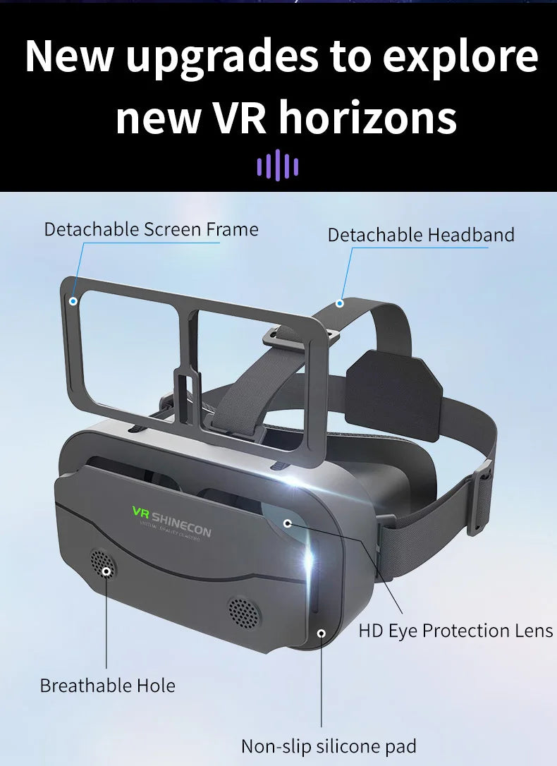 360° VR Headset Goggles 3D Glasses Virtual Reality for Mobile Phone