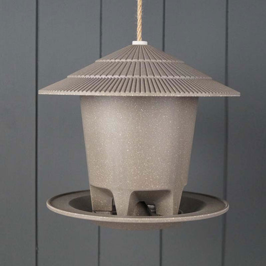 Earthy Deluxe Round Bird Feeder - Perfect for Garden Decor and Bird Watching